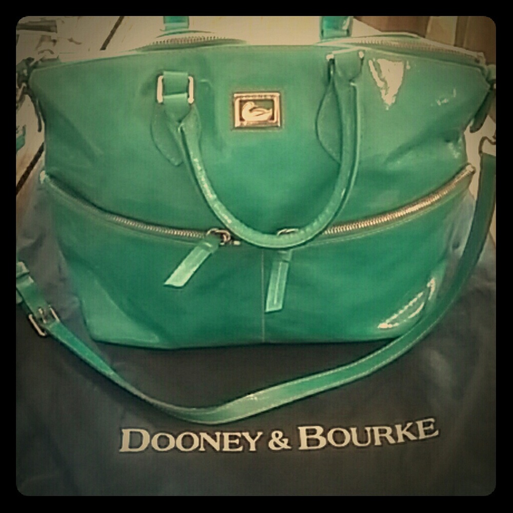 Dooney & Bourke Highland Holiday satchel